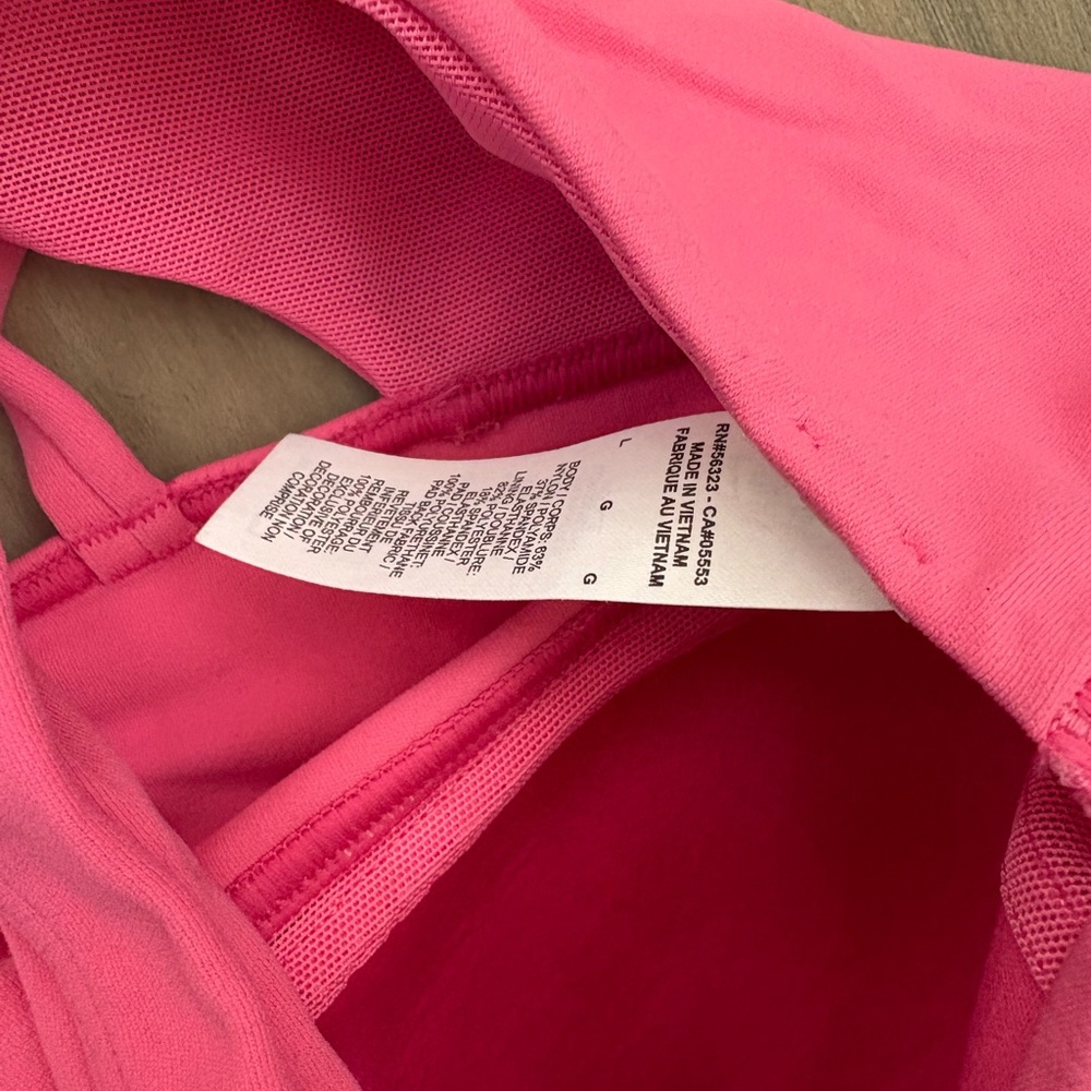 Nike Pink Double-Strap Sports Bra - Picture 3 of 6